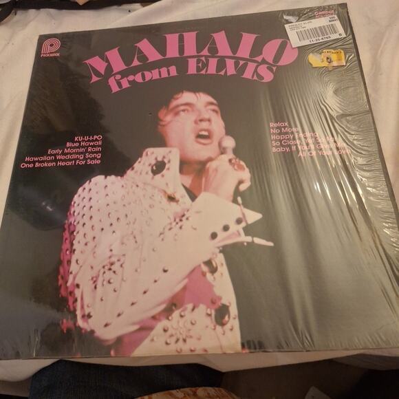 VINYL RECORD LP ELVIS PRESLEY MAHALO FROM ELVIS PICKWICK RECORDS ACL-7064 - Picture 1 of 4